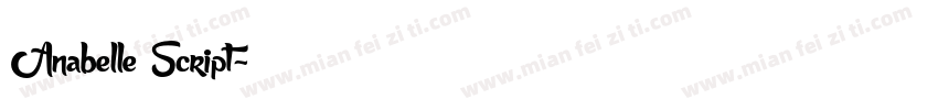 Anabelle Script字体转换